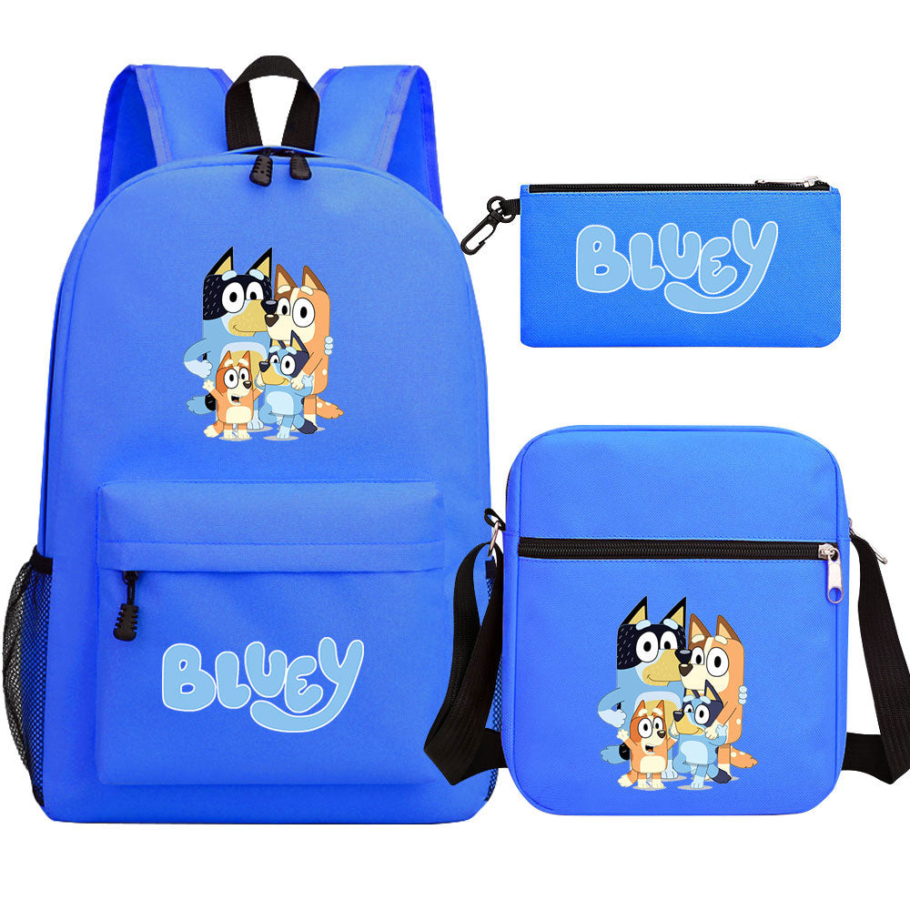 Blue Heeler Bingo SchoolBag Backpack Shoulder Bag Book Pencil Bags  3pcs Set