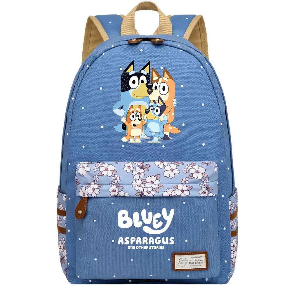 Blue Heeler Bingo Fashion Canvas Travel Backpack School Bag