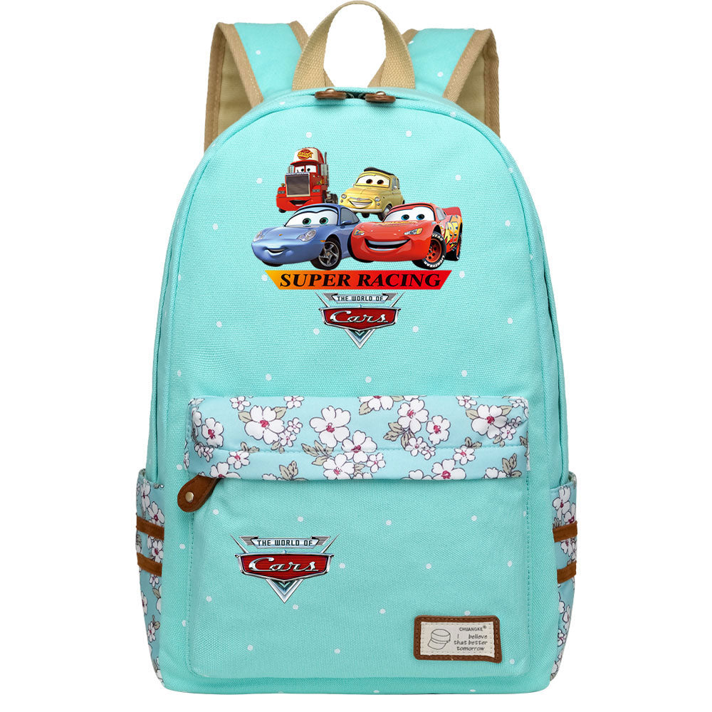 Cars Lightning Fashion Canvas Travel Backpack School Bag