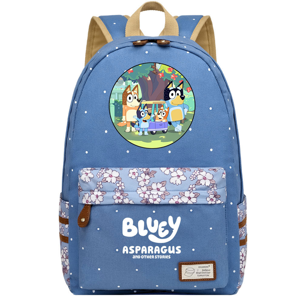 Blue Heeler Bingo Fashion Canvas Travel Backpack School Bag