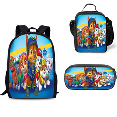 Paw Patrol Schoolbag Backpack Lunch Bag Pencil Case Set Gift for Kids Students