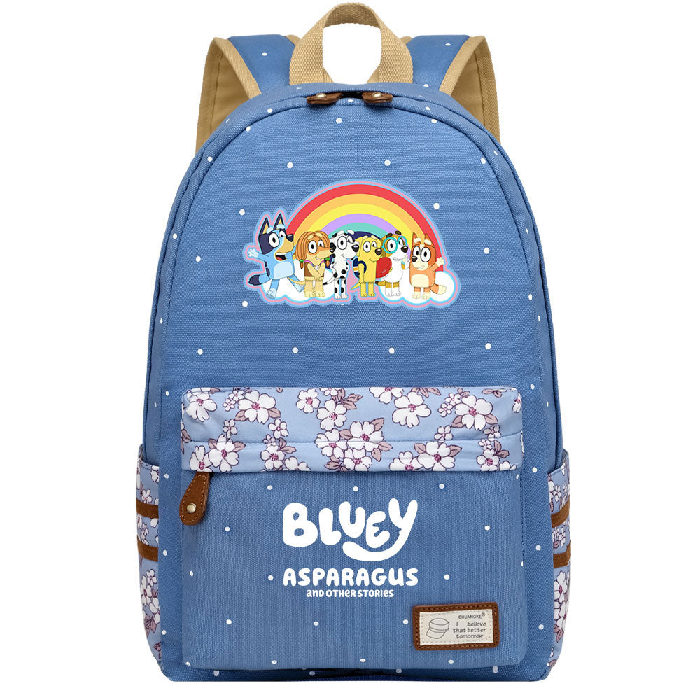 Blue Heeler Bingo Fashion Canvas Travel Backpack School Bag