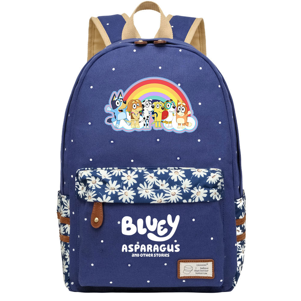 Blue Heeler Bingo Fashion Canvas Travel Backpack School Bag