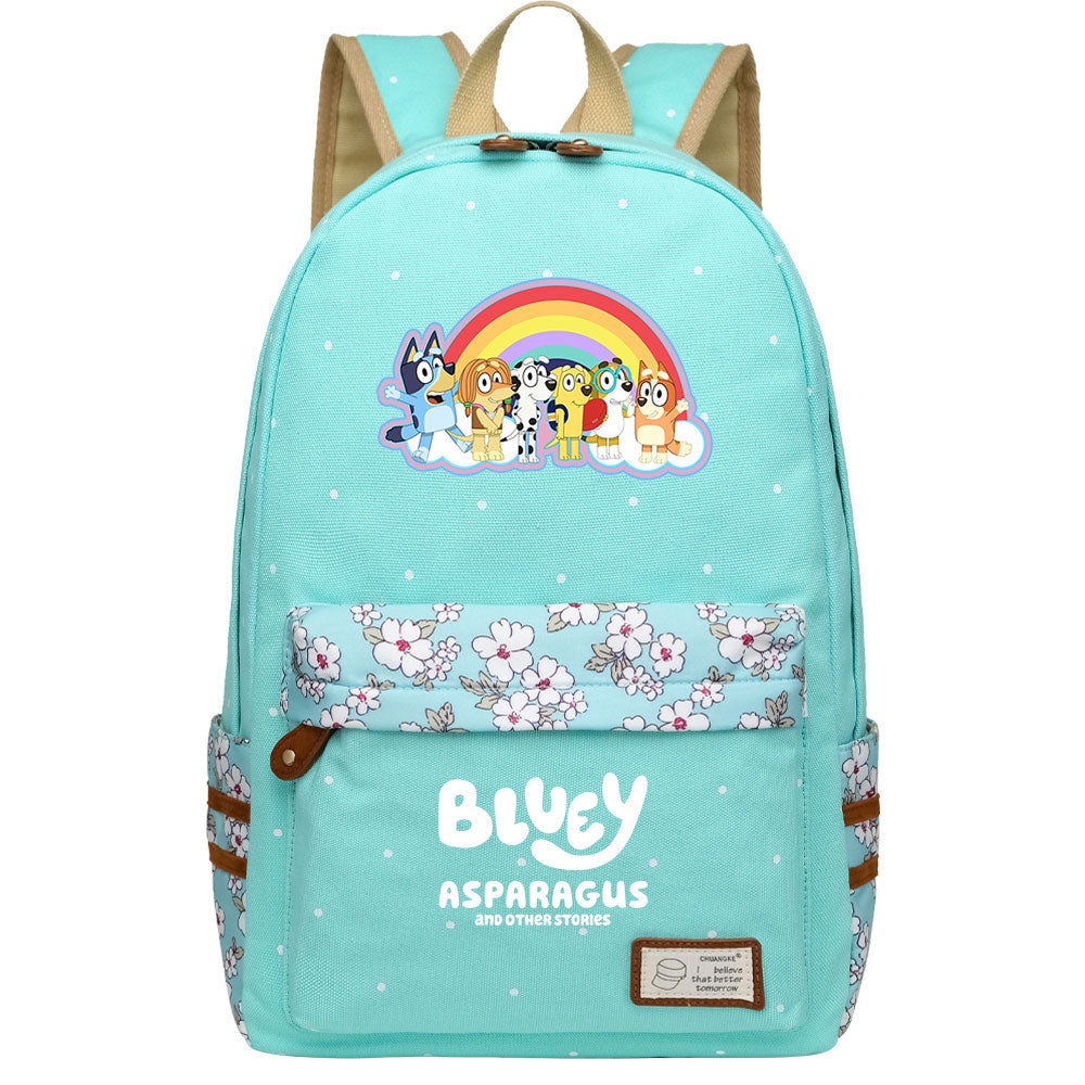 Blue Heeler Bingo Fashion Canvas Travel Backpack School Bag