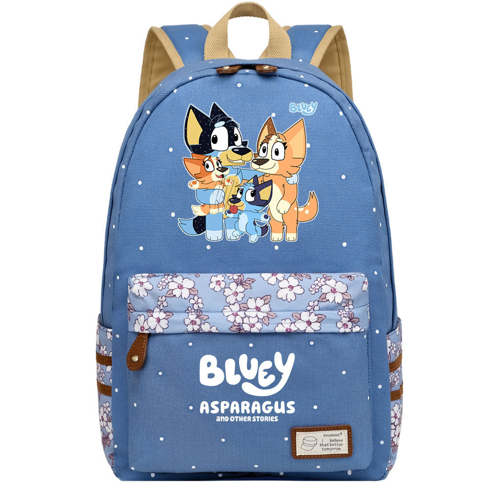 Blue Heeler Bingo Fashion Canvas Travel Backpack School Bag