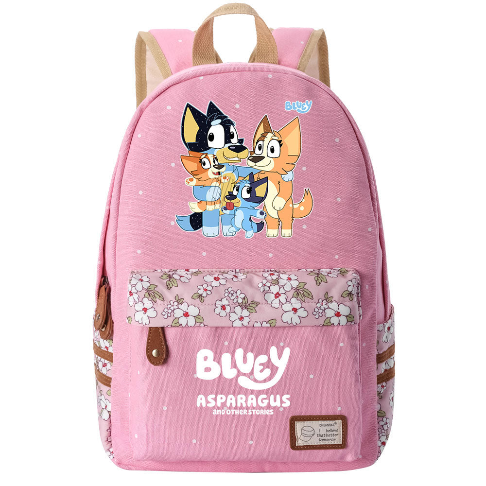 Blue Heeler Bingo Fashion Canvas Travel Backpack School Bag