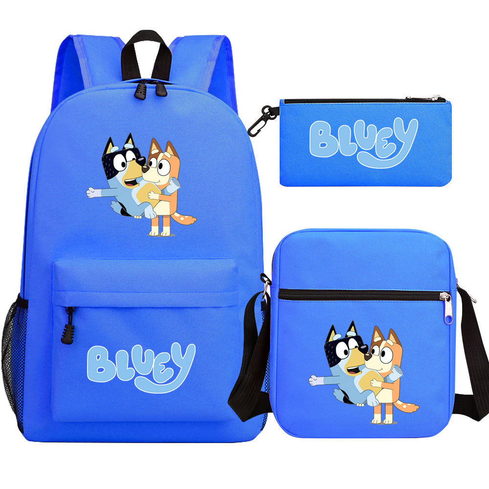 Blue Heeler Bingo SchoolBag Backpack Shoulder Bag Book Pencil Bags  3pcs Set