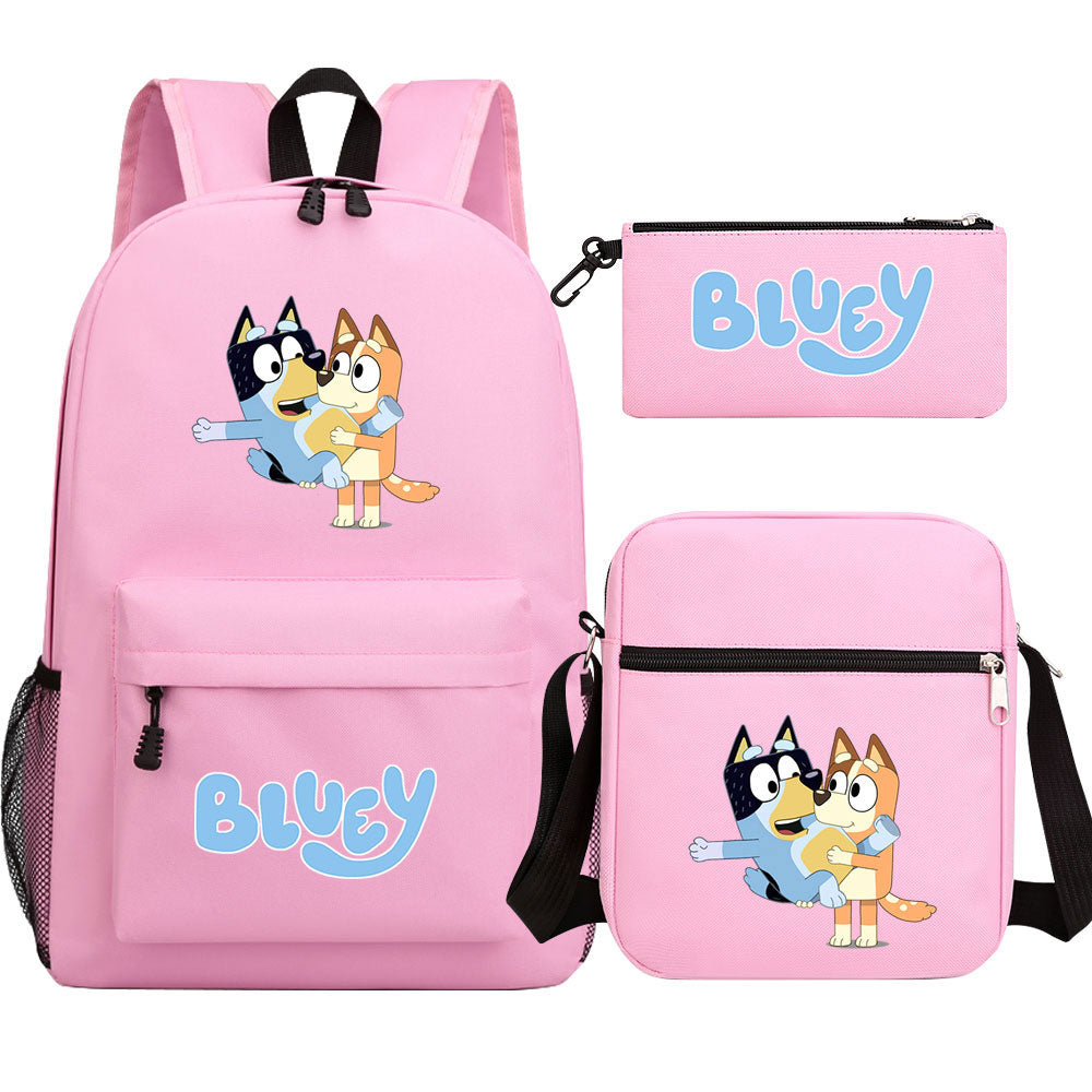 Blue Heeler Bingo SchoolBag Backpack Shoulder Bag Book Pencil Bags  3pcs Set