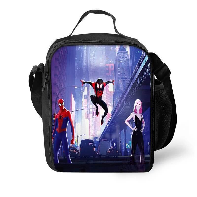 Spider Man Into the Spider-Verse Miles Morales #3 Lunch Box Bag Lunch Tote For Kids