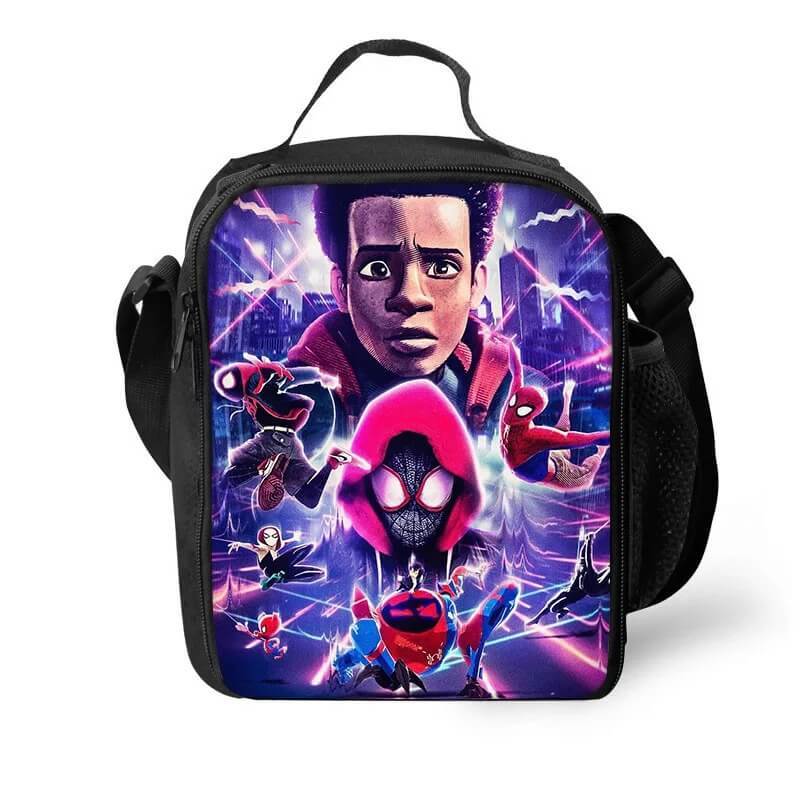 Spider Man Into the Spider-Verse Miles Morales #3 Lunch Box Bag Lunch Tote For Kids