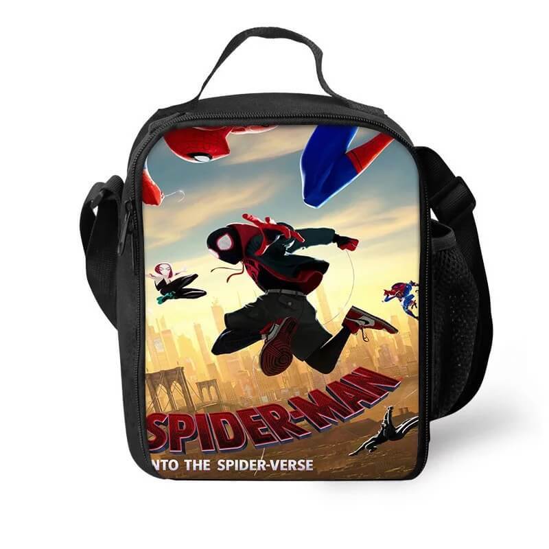 Spider Man Into the Spider-Verse Miles Morales #3 Lunch Box Bag Lunch Tote For Kids