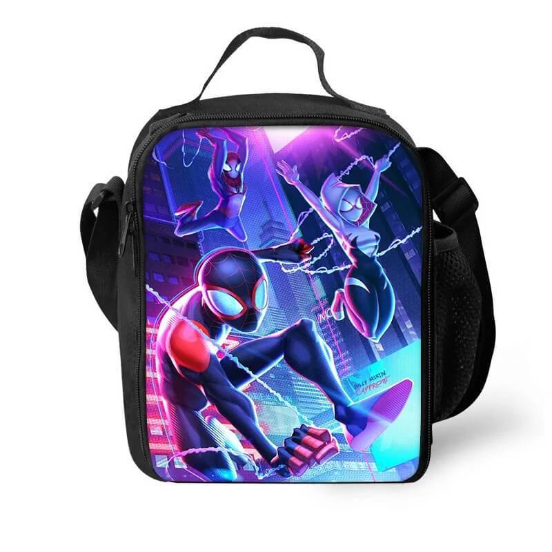 Spider Man Into the Spider-Verse Miles Morales #3 Lunch Box Bag Lunch Tote For Kids