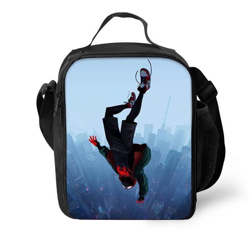 Spider Man Into the Spider-Verse Miles Morales #3 Lunch Box Bag Lunch Tote For Kids