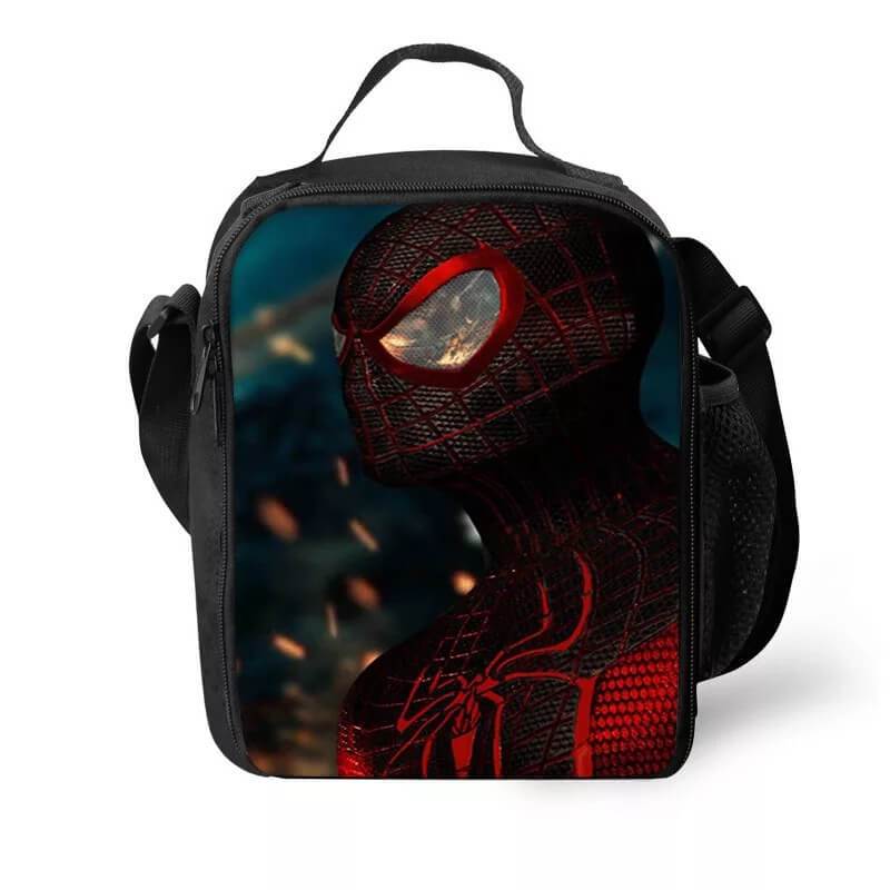 Spider Man Into the Spider-Verse Miles Morales #3 Lunch Box Bag Lunch Tote For Kids