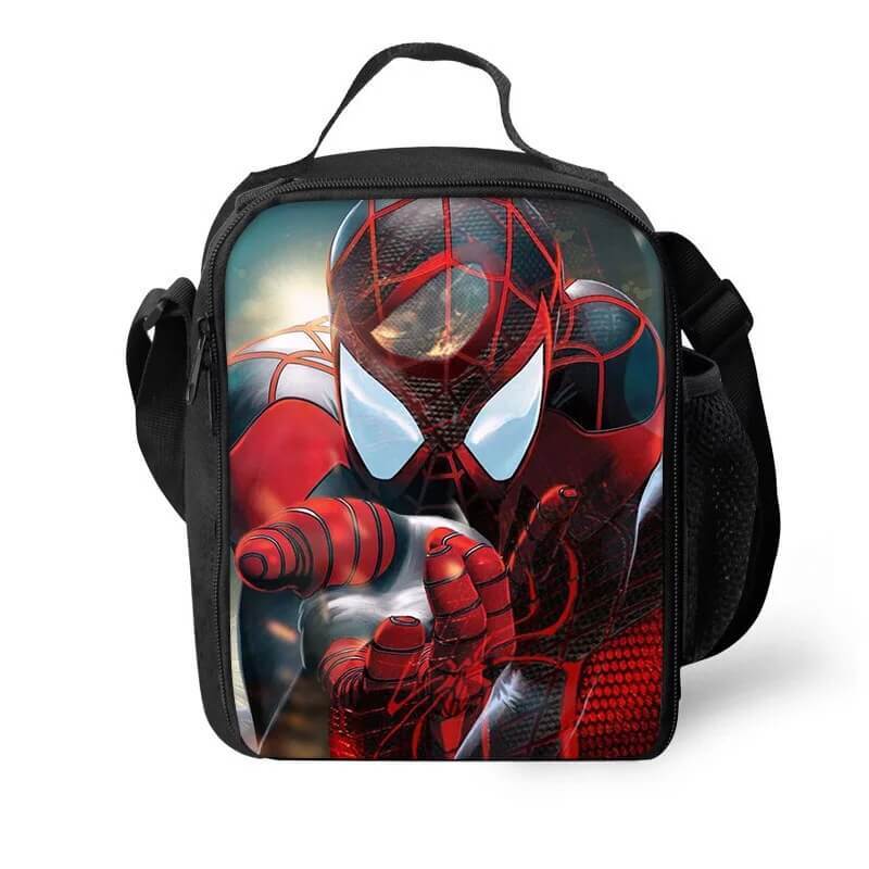 Spider Man Into the Spider-Verse Miles Morales #3 Lunch Box Bag Lunch Tote For Kids