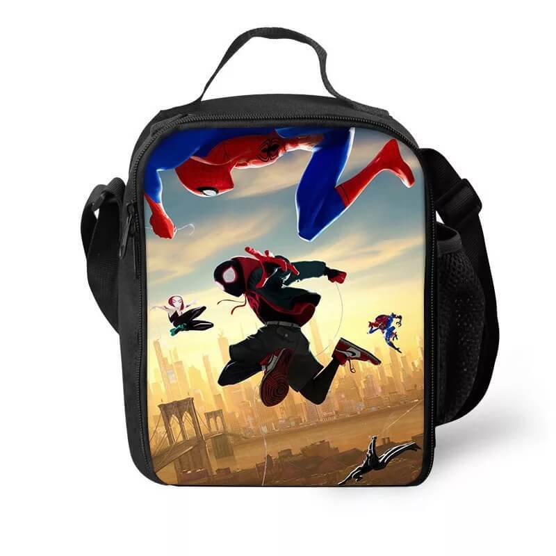 Spider Man Into the Spider-Verse Miles Morales #3 Lunch Box Bag Lunch Tote For Kids