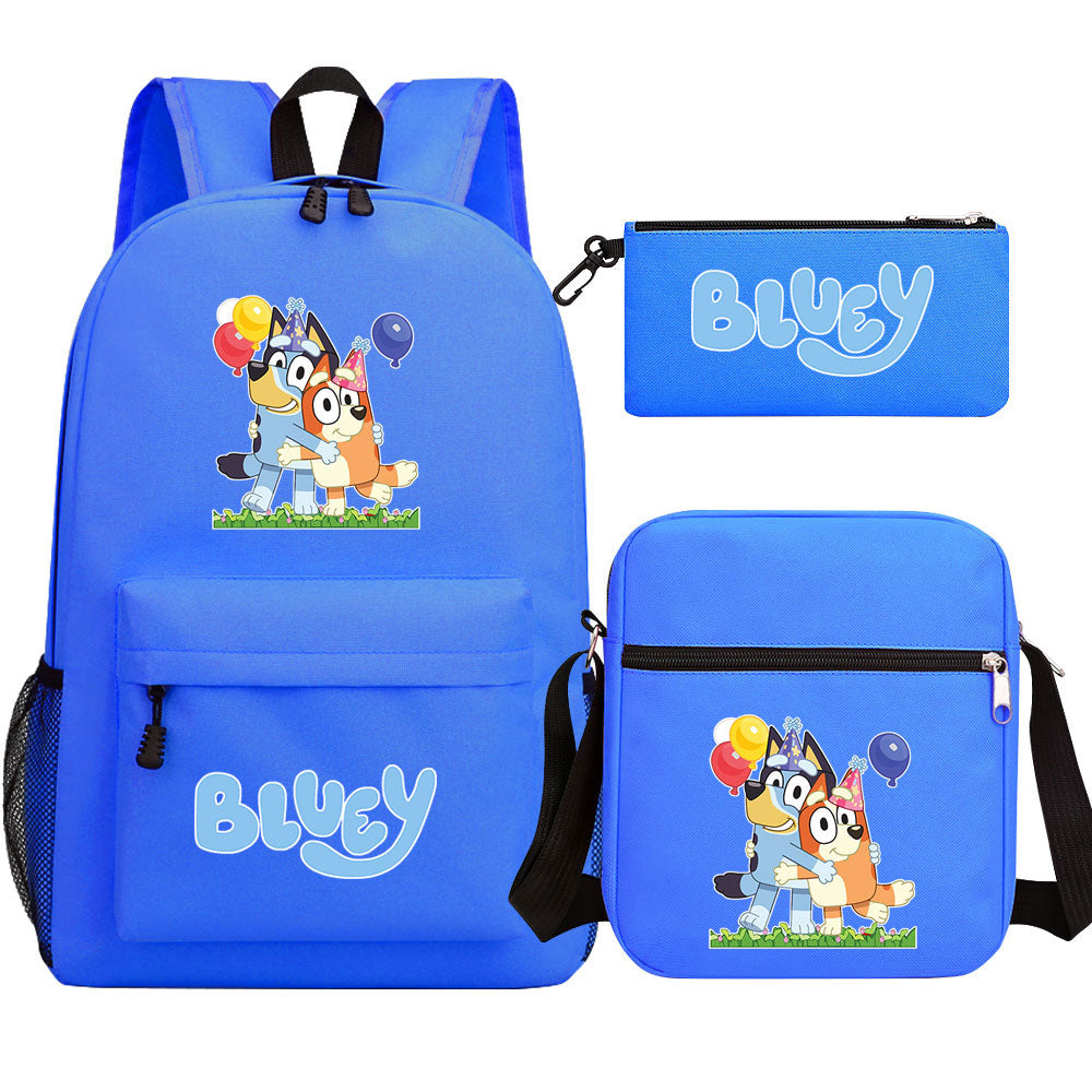 Blue Heeler Bingo SchoolBag Backpack Shoulder Bag Book Pencil Bags  3pcs Set