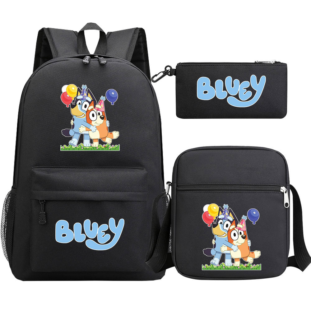 Blue Heeler Bingo SchoolBag Backpack Shoulder Bag Book Pencil Bags  3pcs Set