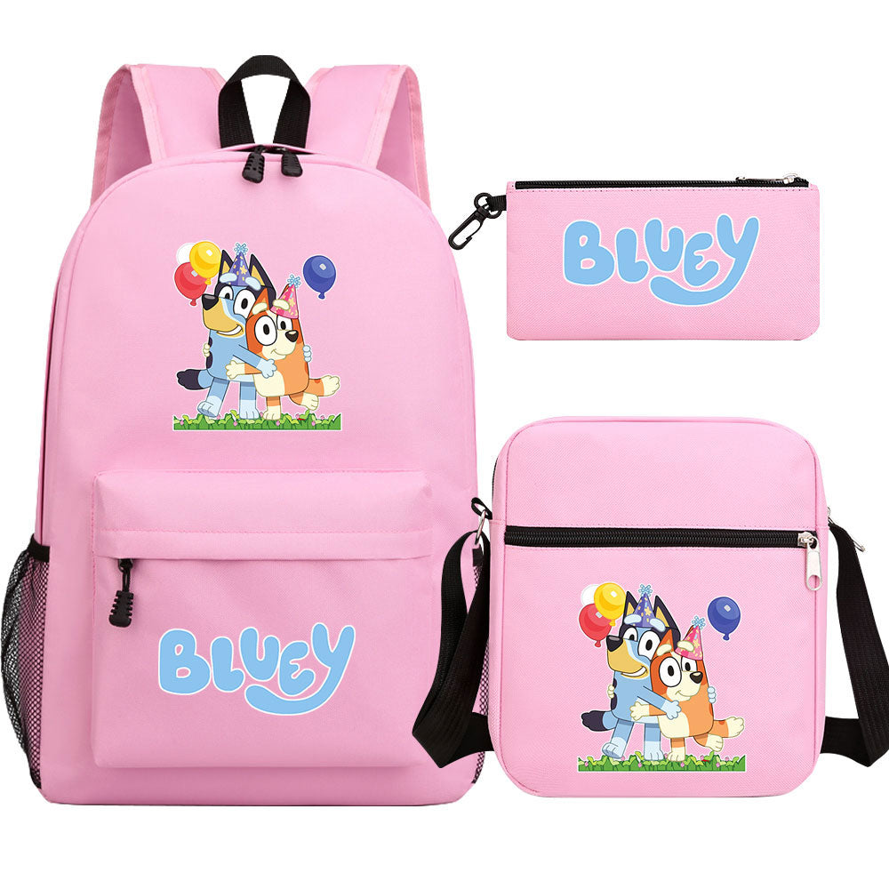 Blue Heeler Bingo SchoolBag Backpack Shoulder Bag Book Pencil Bags  3pcs Set