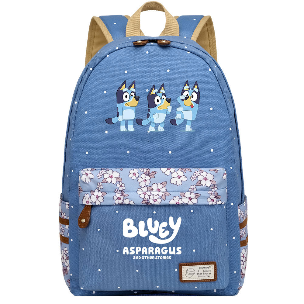 Blue Heeler Bingo Fashion Canvas Travel Backpack School Bag