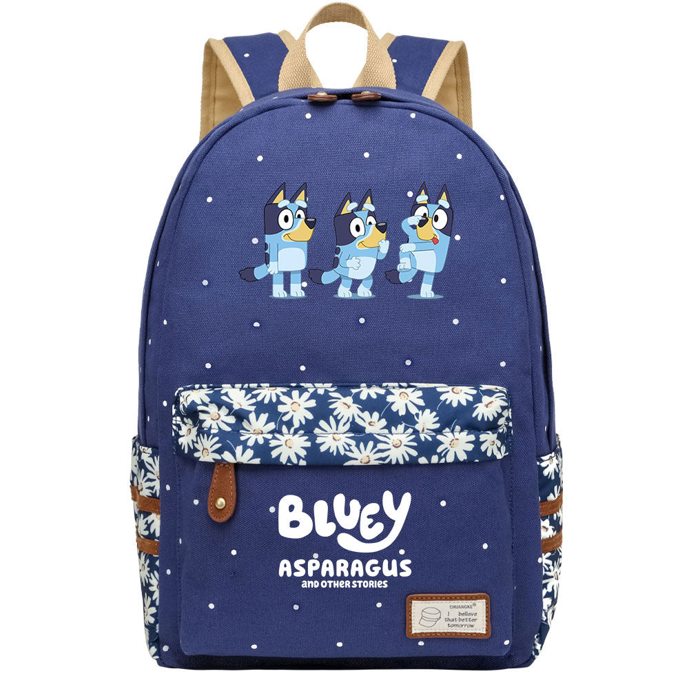 Blue Heeler Bingo Fashion Canvas Travel Backpack School Bag