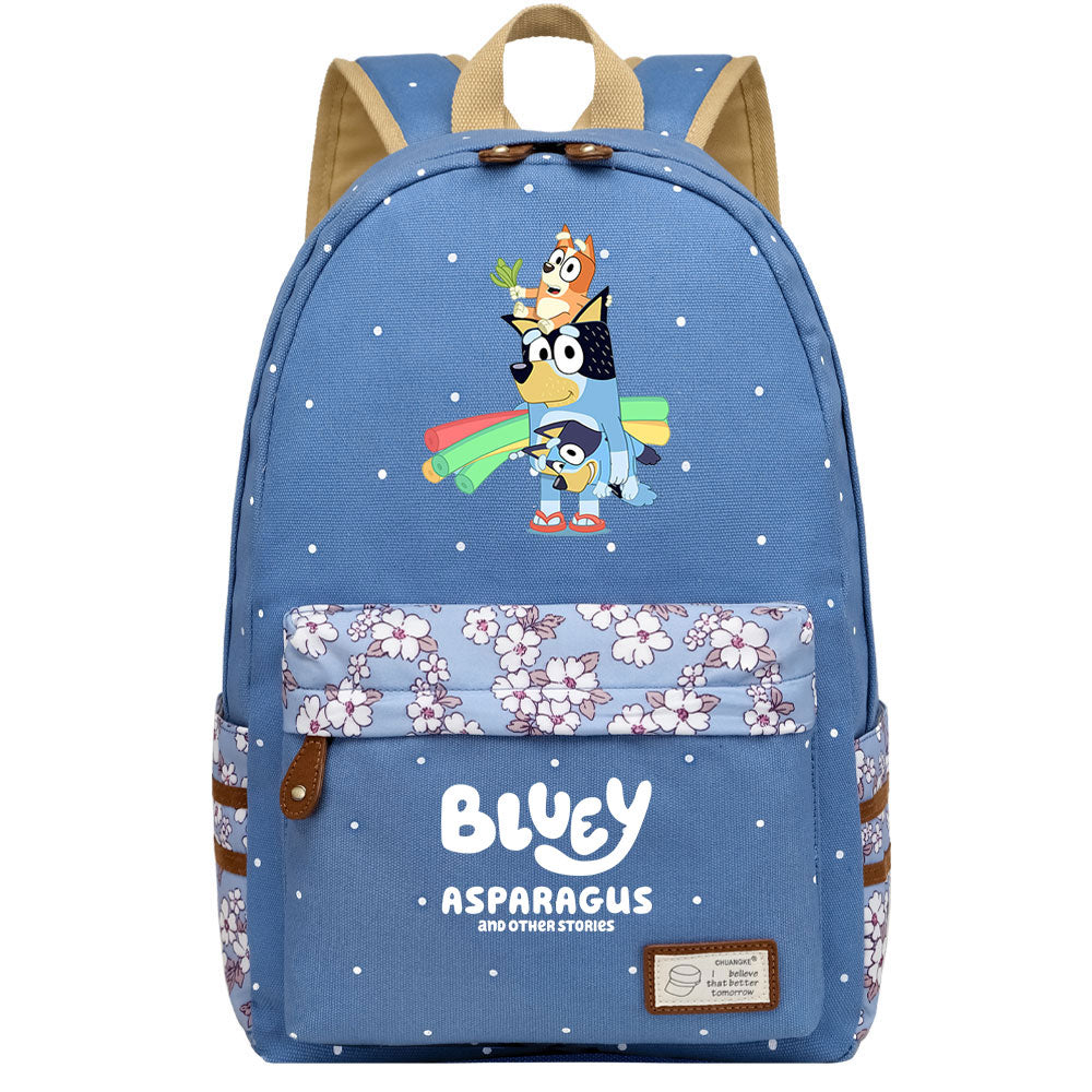 Blue Heeler Bingo Fashion Canvas Travel Backpack School Bag