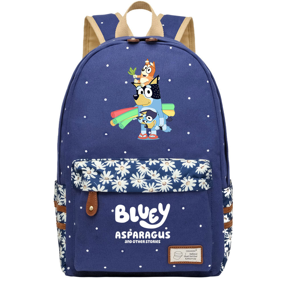 Blue Heeler Bingo Fashion Canvas Travel Backpack School Bag