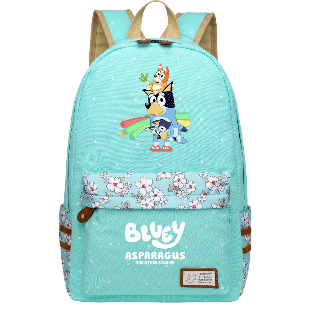 Blue Heeler Bingo Fashion Canvas Travel Backpack School Bag