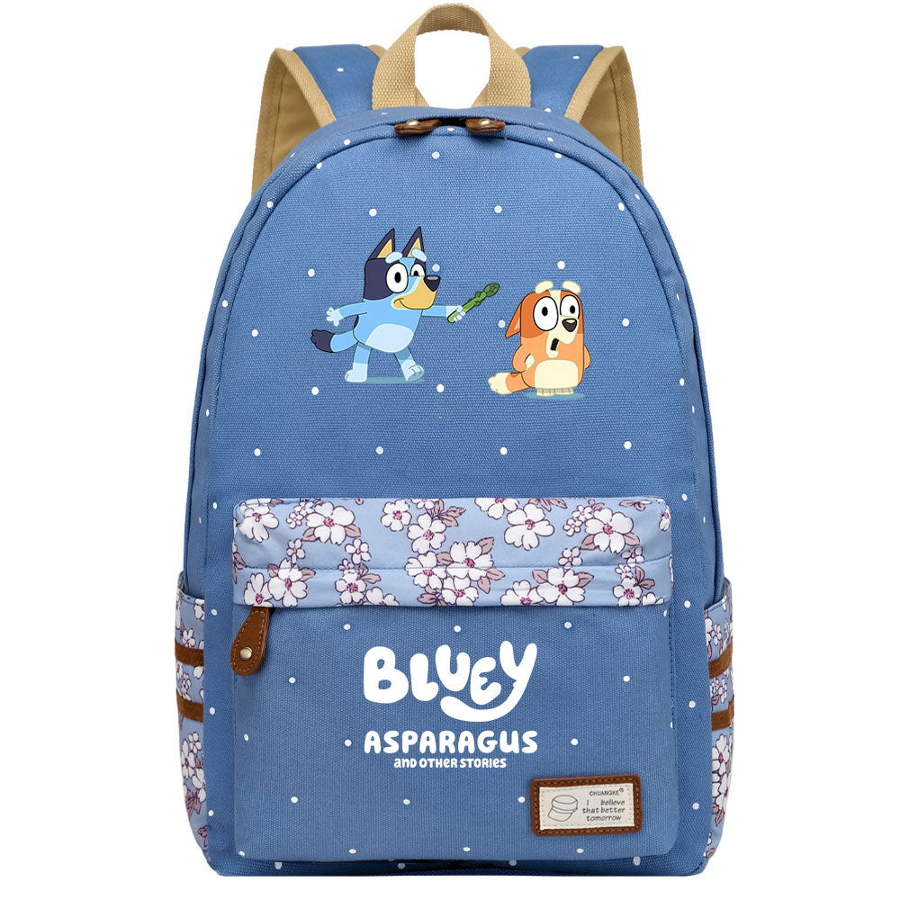 Blue Heeler Bingo Fashion Canvas Travel Backpack School Bag