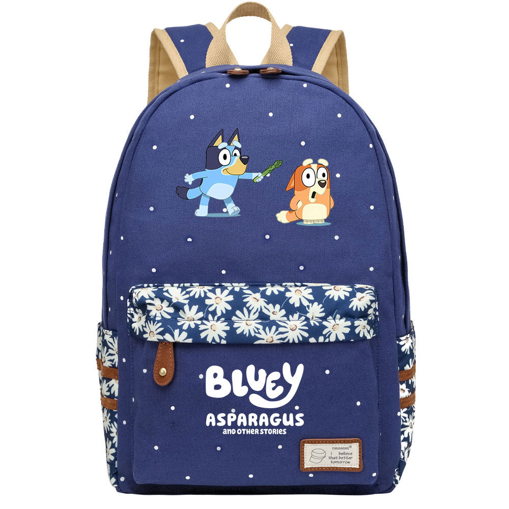 Blue Heeler Bingo Fashion Canvas Travel Backpack School Bag