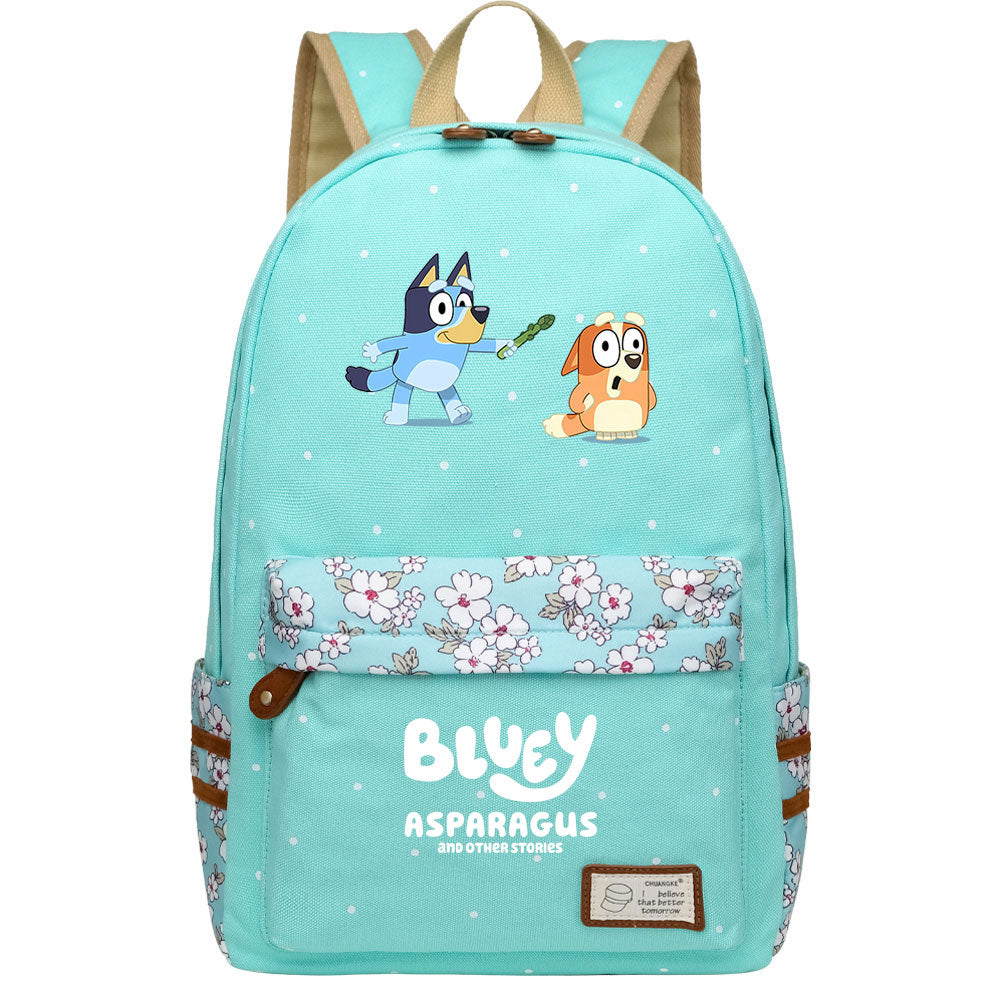 Blue Heeler Bingo Fashion Canvas Travel Backpack School Bag