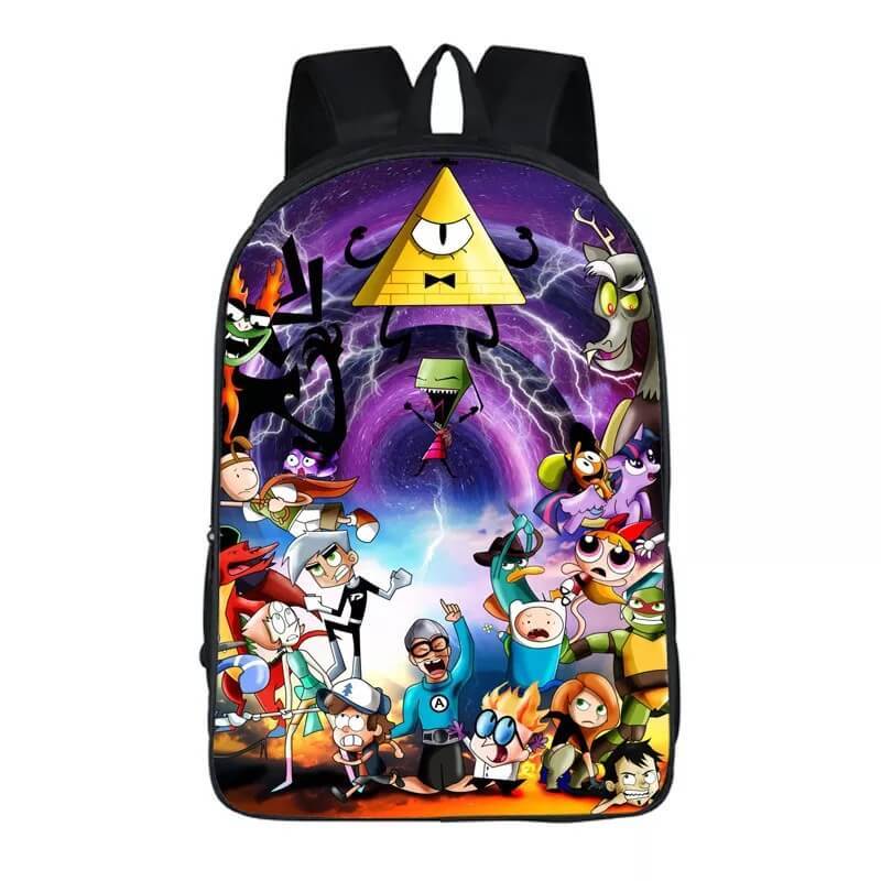 Anime Gravity Falls Backpack School Sports Bag