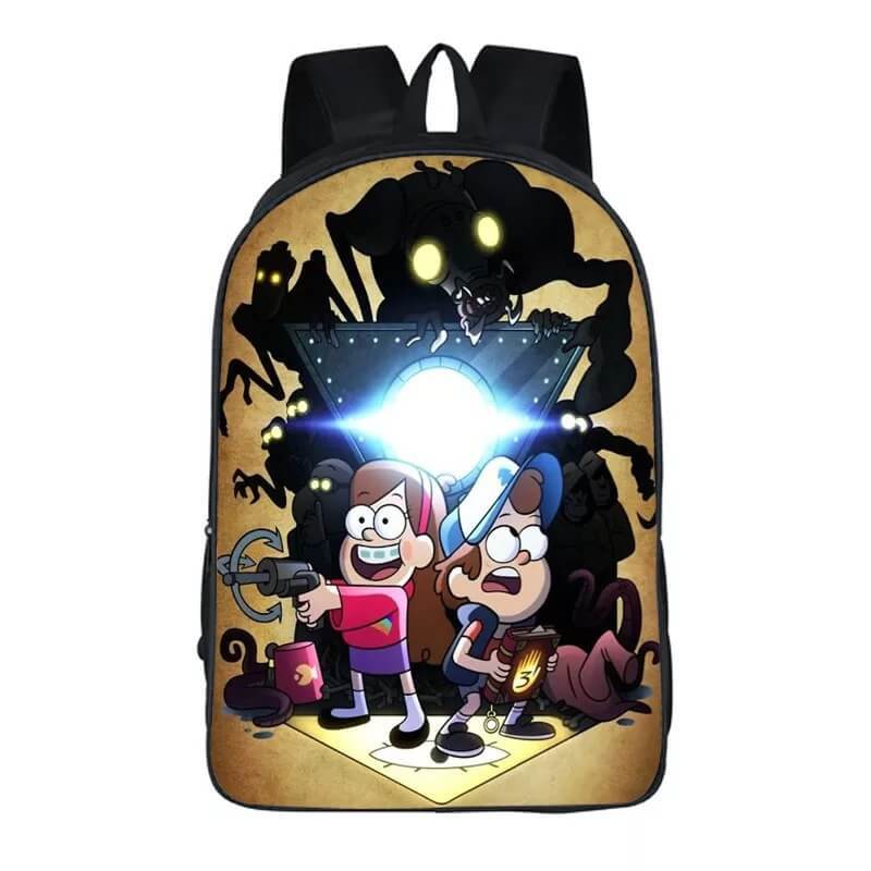 Anime Gravity Falls Backpack School Sports Bag