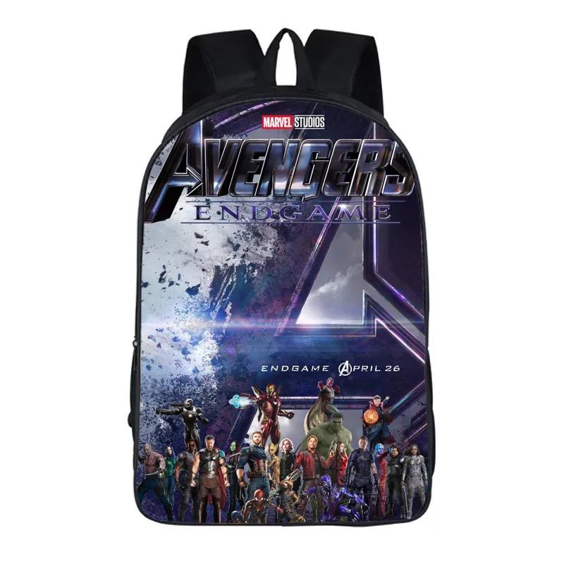 Avengers 4 Endgame Backpack Bag School Sport