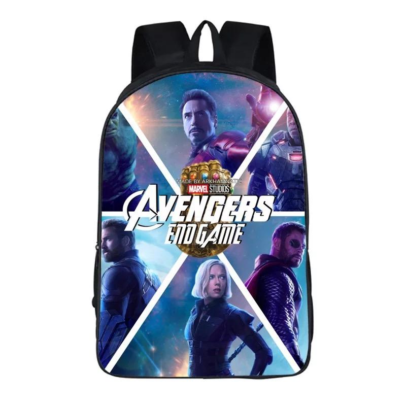 Avengers 4 Endgame Backpack Bag School Sport