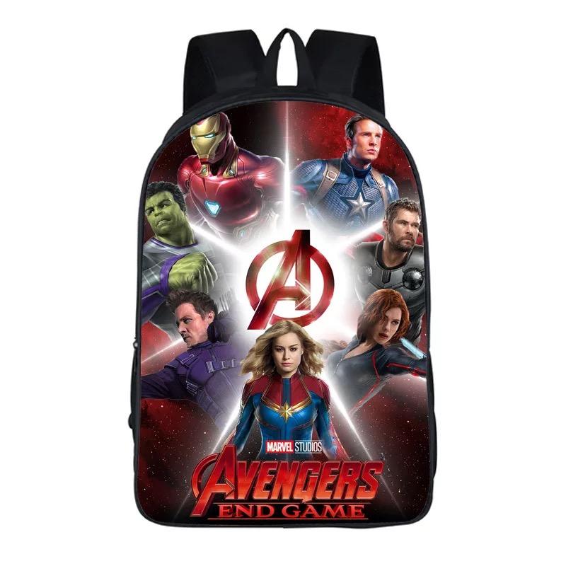 Avengers 4 Endgame Backpack Bag School Sport