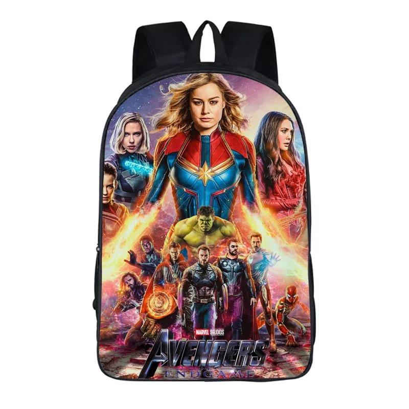 Avengers 4 Endgame Backpack Bag School Sport