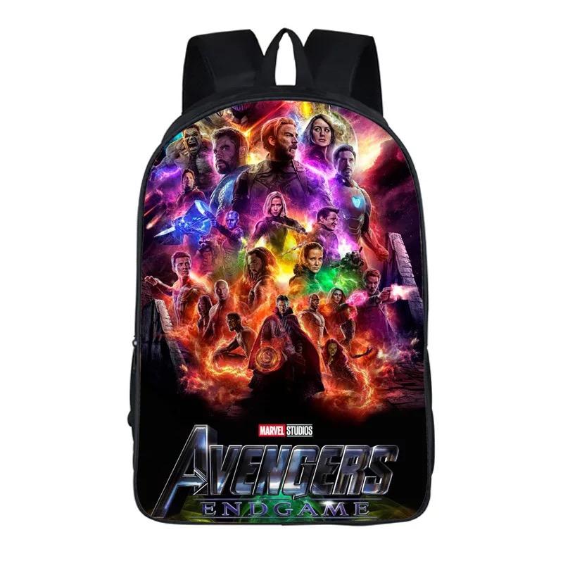 Avengers 4 Endgame Backpack Bag School Sport