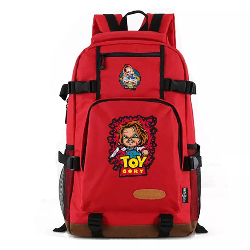 Child's Play Chucky School Bookbag Travel Backpack Bags