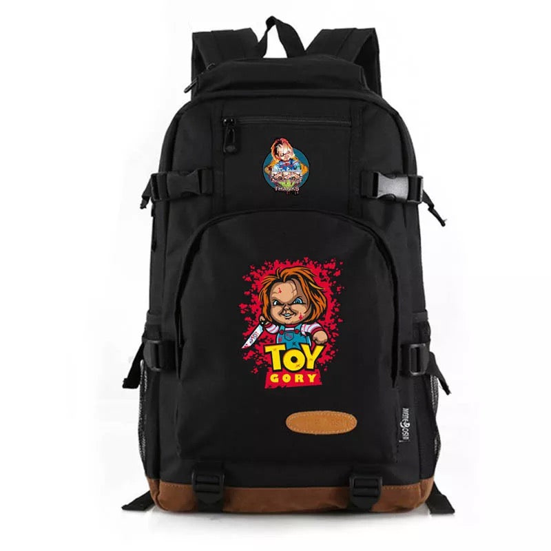 Child's Play Chucky School Bookbag Travel Backpack Bags