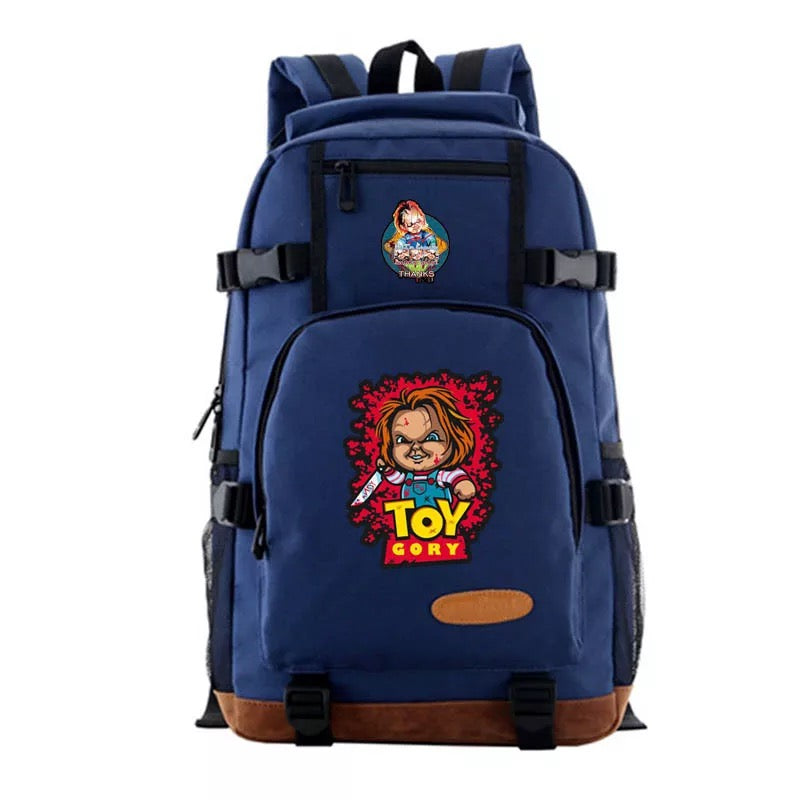 Child's Play Chucky School Bookbag Travel Backpack Bags