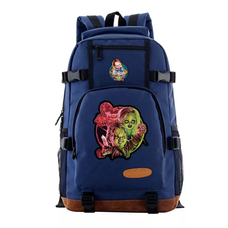 Child's Play Chucky School Bookbag Travel Backpack Bags