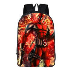 Deadpool Backpack School Casual Book Bag School Bag for Kids Boy Girls