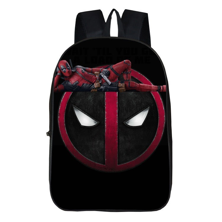 Deadpool Backpack School Casual Book Bag School Bag for Kids Boy Girls