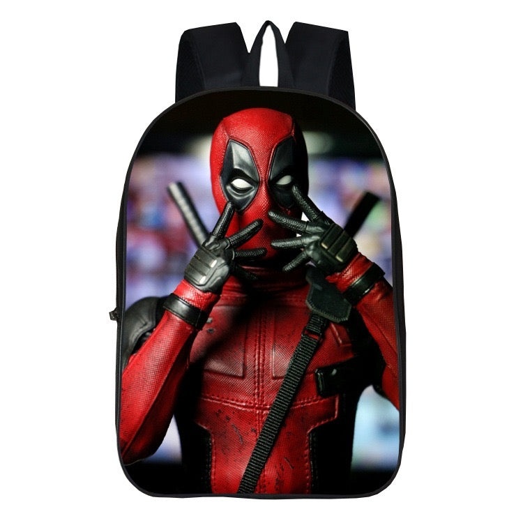 Deadpool Backpack School Casual Book Bag School Bag for Kids Boy Girls