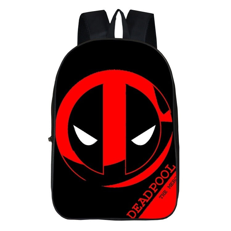 Deadpool Backpack School Casual Book Bag School Bag for Kids Boy Girls