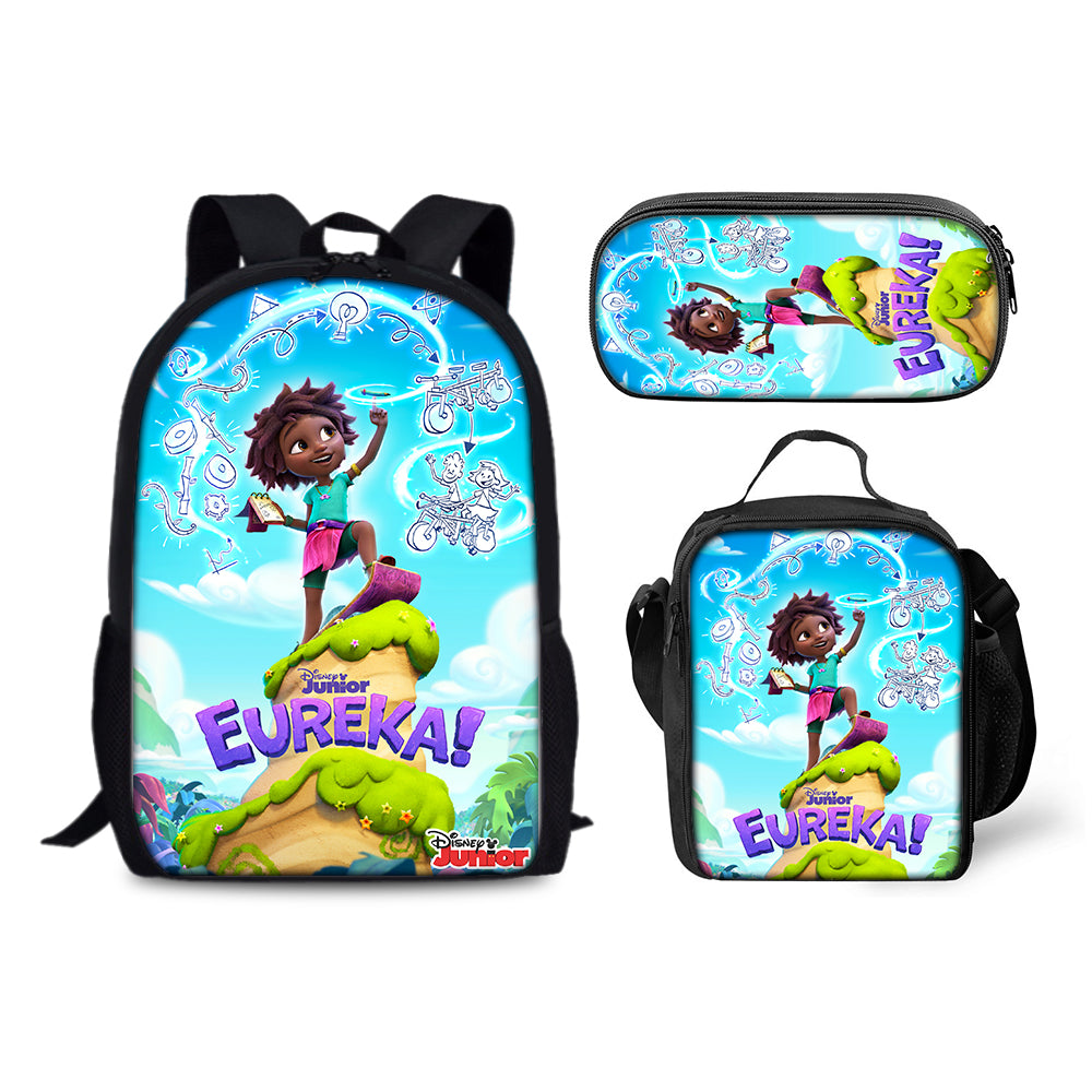 Eureka! Schoolbag Backpack Lunch Bag Pencil Case 3pcs Set Gift for Kids Students