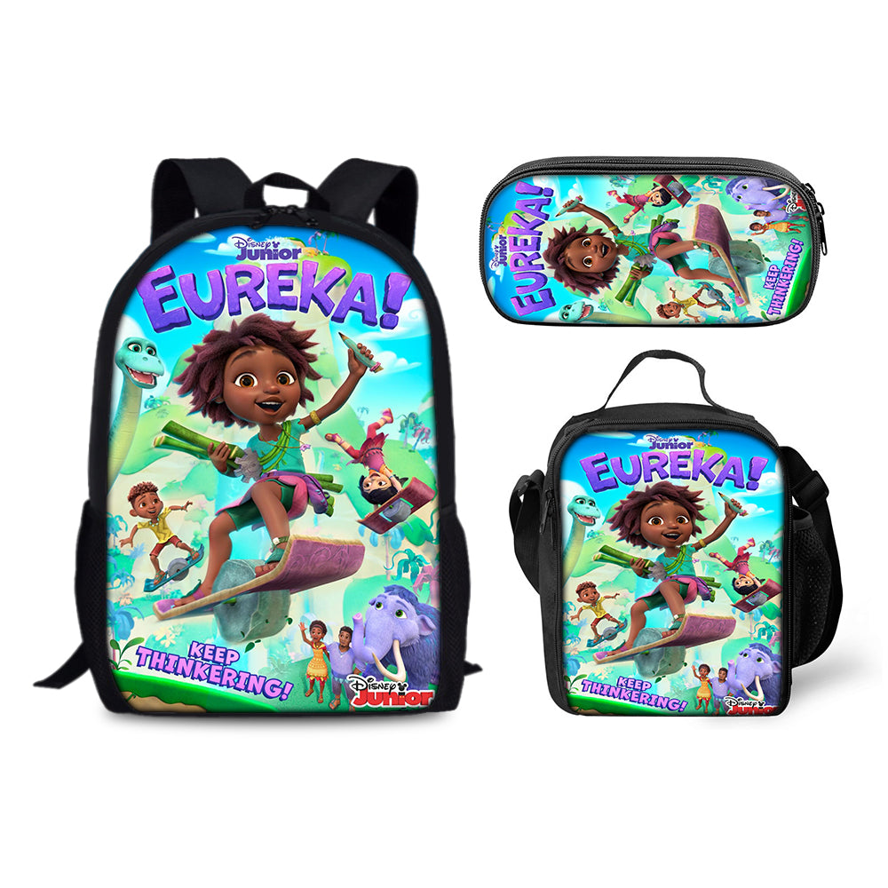 Eureka! Schoolbag Backpack Lunch Bag Pencil Case 3pcs Set Gift for Kids Students