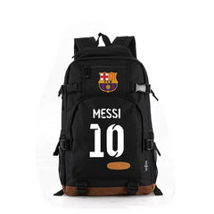 Football Lionel School Bookbag Travel Backpack Bags