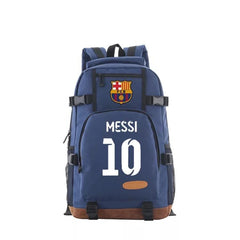 Football Lionel School Bookbag Travel Backpack Bags